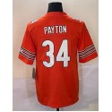 C.Bears #34 Walter Payton Orange Stitched jersey