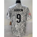 C.Bengals #9 Joe Burrow Arctic Camo F.U.S.E. Stitched jersey