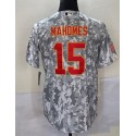 KC.Chiefs #15 Patrick Mahomes F.U.S.E. Arctic Camo Cool base Stitched jersey