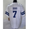 D.Cowboys #7 Trevon Diggs White Stitched Jersey