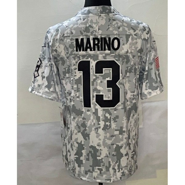 M.Dolphins #13 Dan Marino F.U.S.E. Arctic Camo Stitched jersey