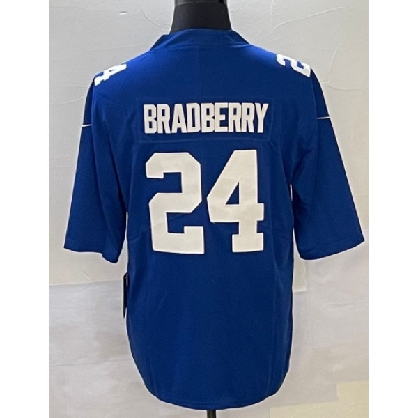 NY.Giants #24 James Bradberry Blue Stitched Jersey