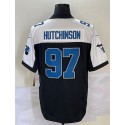 D.Lions #97 Aidan Hutchinson Black Stitched jersey