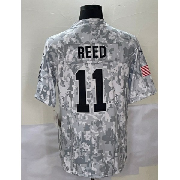 GB.Packers #11 Jayden Reed Arctic Camo F.U.S.E. Stitched jersey