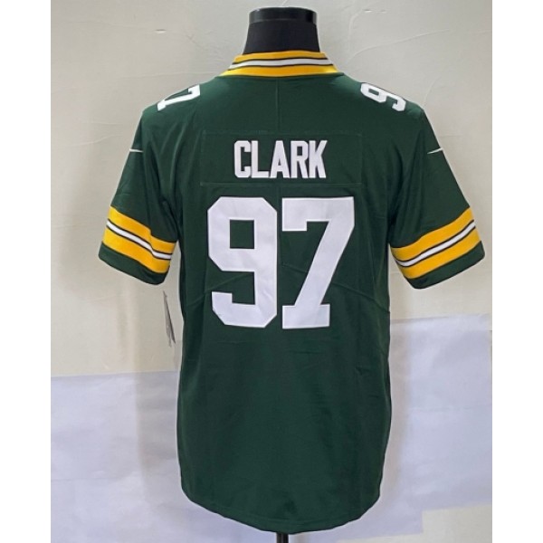 GB.Packers #97 Kenny Clark Green Stitched Jersey