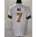 NO.Saints #7 Taysom Hill White F.U.S.E. Stitched jersey