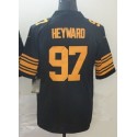 P.Steelers #97 Cameron Heyward Black Stitched jersey